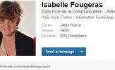 Isabelle FOUGERAS - Directrice de la communication - Altran France [promo 1991]